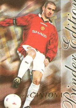 1997 Futera Manchester United - Binder Card Gold Promo #NNO Eric Cantona Front