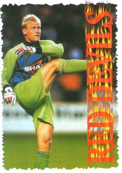 2000-01 Raven Cards Manchester United Red Devils #1 Peter Schmeichel Front