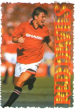 2000-01 Raven Cards Manchester United Red Devils #5 Lee Sharpe Front