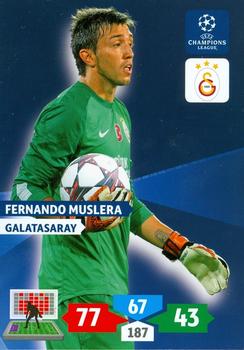 2013-14 Panini Adrenalyn XL UEFA Champions League #136 Fernando Muslera Front