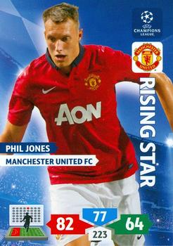 2013-14 Panini Adrenalyn XL UEFA Champions League #175 Phil Jones Front