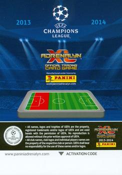 2013-14 Panini Adrenalyn XL UEFA Champions League #184 Mattia De Sciglio Back