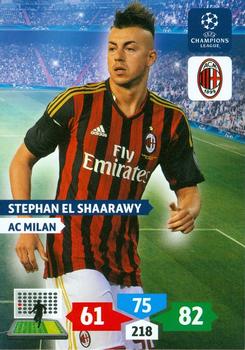 2013-14 Panini Adrenalyn XL UEFA Champions League #189 Stephan El Shaarawy Front
