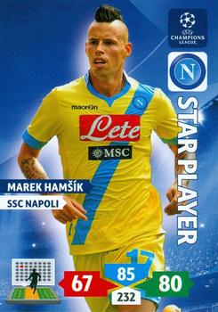 SSC Napoli Camilo Zuniga Adrenalyn XL Champions League 13/14