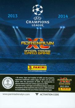 2013-14 Panini Adrenalyn XL UEFA Champions League #20 SSC Napoli Back