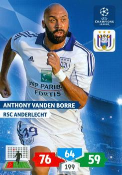 2013-14 Panini Adrenalyn XL UEFA Champions League #40 Anthony Vanden Borre Front