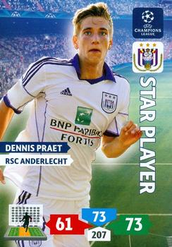 2013-14 Panini Adrenalyn XL UEFA Champions League #43 Dennis Praet Front