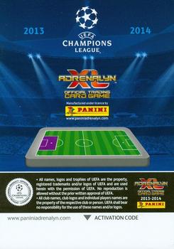 2013-14 Panini Adrenalyn XL UEFA Champions League #46 Wojciech Szczesny Back