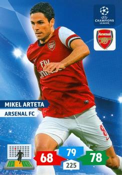 2013-14 Panini Adrenalyn XL UEFA Champions League #49 Mikel Arteta Front