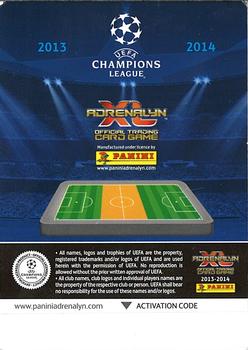 2013-14 Panini Adrenalyn XL UEFA Champions League #248 Julian Draxler Back