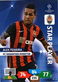 2013-14 Panini Adrenalyn XL UEFA Champions League #257 Alex Teixeira Front
