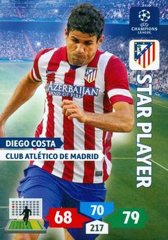 2013-14 Panini Adrenalyn XL UEFA Champions League #63 Diego Costa Front