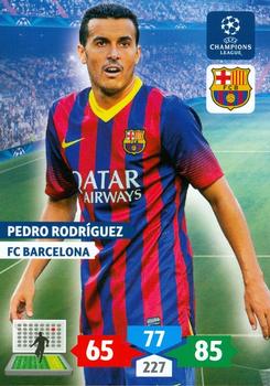 2013-14 Panini Adrenalyn XL UEFA Champions League #70 Pedro Rodriguez Front