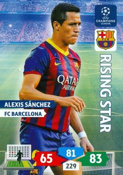 2013-14 Panini Adrenalyn XL UEFA Champions League #71 Alexis Sanchez Front