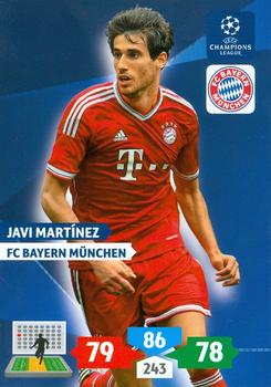 2013-14 Panini Adrenalyn XL UEFA Champions League #84 Javi Martinez Front