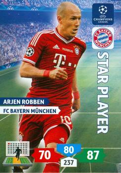 2013-14 Panini Adrenalyn XL UEFA Champions League #88 Arjen Robben Front