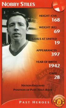 2003 Top Trumps Specials Manchester United #NNO Nobby Stiles Front