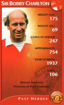 2003 Top Trumps Specials Manchester United #NNO Sir Bobby Charlton Front