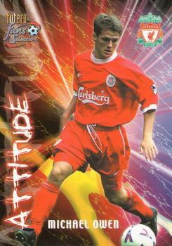 2000 Futera Fans Selection Liverpool #102 Michael Owen Front