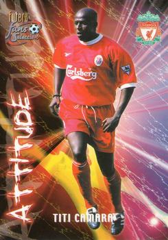 2000 Futera Fans Selection Liverpool #103 Titi Camara Front