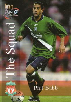 2000 Futera Fans Selection Liverpool #107 Phil Babb Front