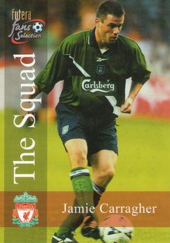 2000 Futera Fans Selection Liverpool #118 Jamie Carragher Front