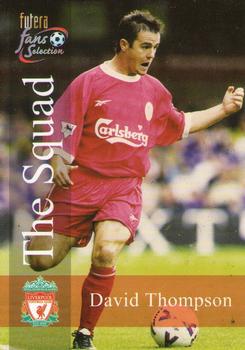 2000 Futera Fans Selection Liverpool #121 David Thompson Front