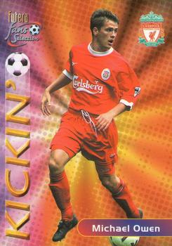 2000 Futera Fans Selection Liverpool #126 Michael Owen Front