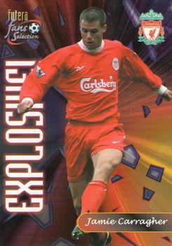 2000 Futera Fans Selection Liverpool #129 Jamie Carragher Front
