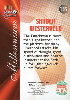 2000 Futera Fans Selection Liverpool #135 Sander Westerveld Back