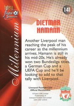 2000 Futera Fans Selection Liverpool #141 Dietmar Hamann Back