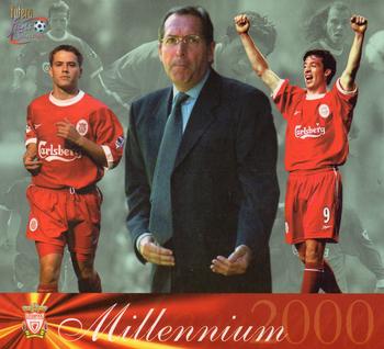 2000 Futera Fans Selection Liverpool #NNO XL Millennium Centrepiece Team Card Front