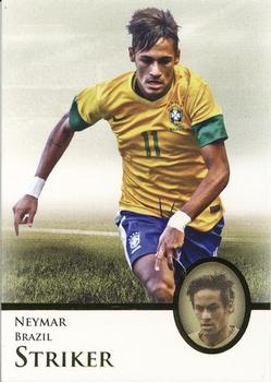 2013 Futera Unique World Football #126 Neymar Front