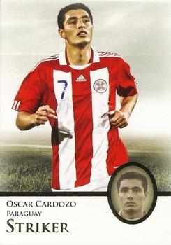 2013 Futera Unique World Football #067 Oscar Cardozo Front