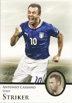 2013 Futera Unique World Football #068 Antonio Cassano Front
