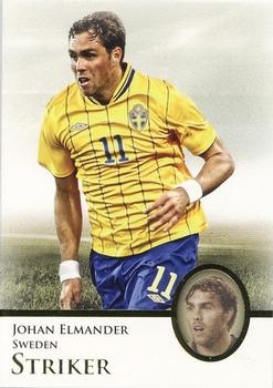 2013 Futera Unique World Football #074 Johan Elmander Front