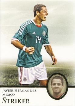 2013 Futera Unique World Football #078 Javier Hernandez Front
