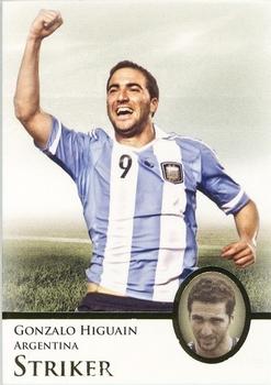2013 Futera Unique World Football #079 Gonzalo Higuain Front
