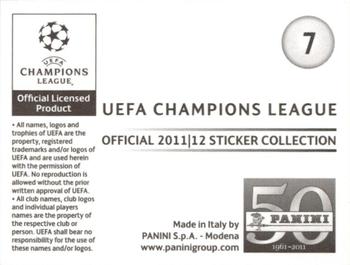 2011-12 Panini UEFA Champions League Stickers #7 Holger Badstuber Back