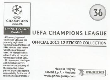 2011-12 Panini UEFA Champions League Stickers #36 Marco Ruben Back