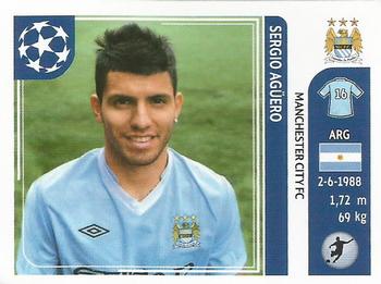 2011-12 Panini UEFA Champions League Stickers #53 Sergio Aguero Front