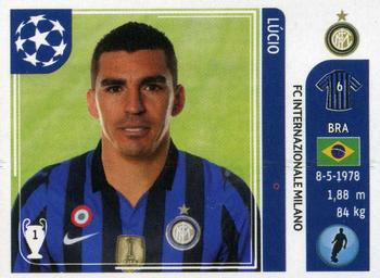 2011-12 Panini UEFA Champions League Stickers #75 Lucio Front