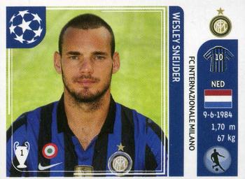 2011-12 Panini UEFA Champions League Stickers #85 Wesley Sneijder Front