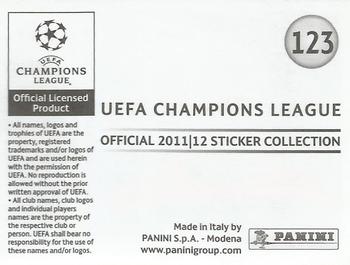 2011-12 Panini UEFA Champions League Stickers #123 Moussa Sow Back