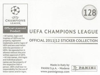 2011-12 Panini UEFA Champions League Stickers #128 Ondřej Čelůstka Back