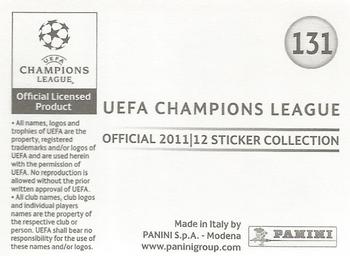 2011-12 Panini UEFA Champions League Stickers #131 Aykut Akgun Back