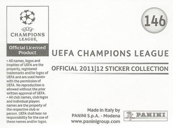 2011-12 Panini UEFA Champions League Stickers #146 Phil Jones Back
