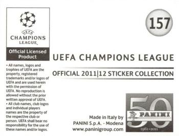 2011-12 Panini UEFA Champions League Stickers #157 Wayne Rooney Back