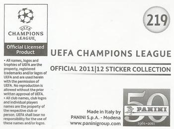 2011-12 Panini UEFA Champions League Stickers #219 Nuri Sahin Back