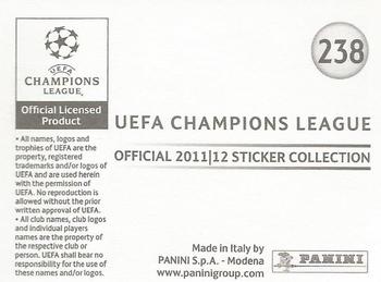 2011-12 Panini UEFA Champions League Stickers #238 Ederson Back